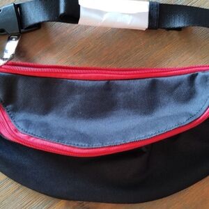 Stylish Black and Red Men's Waist Bag